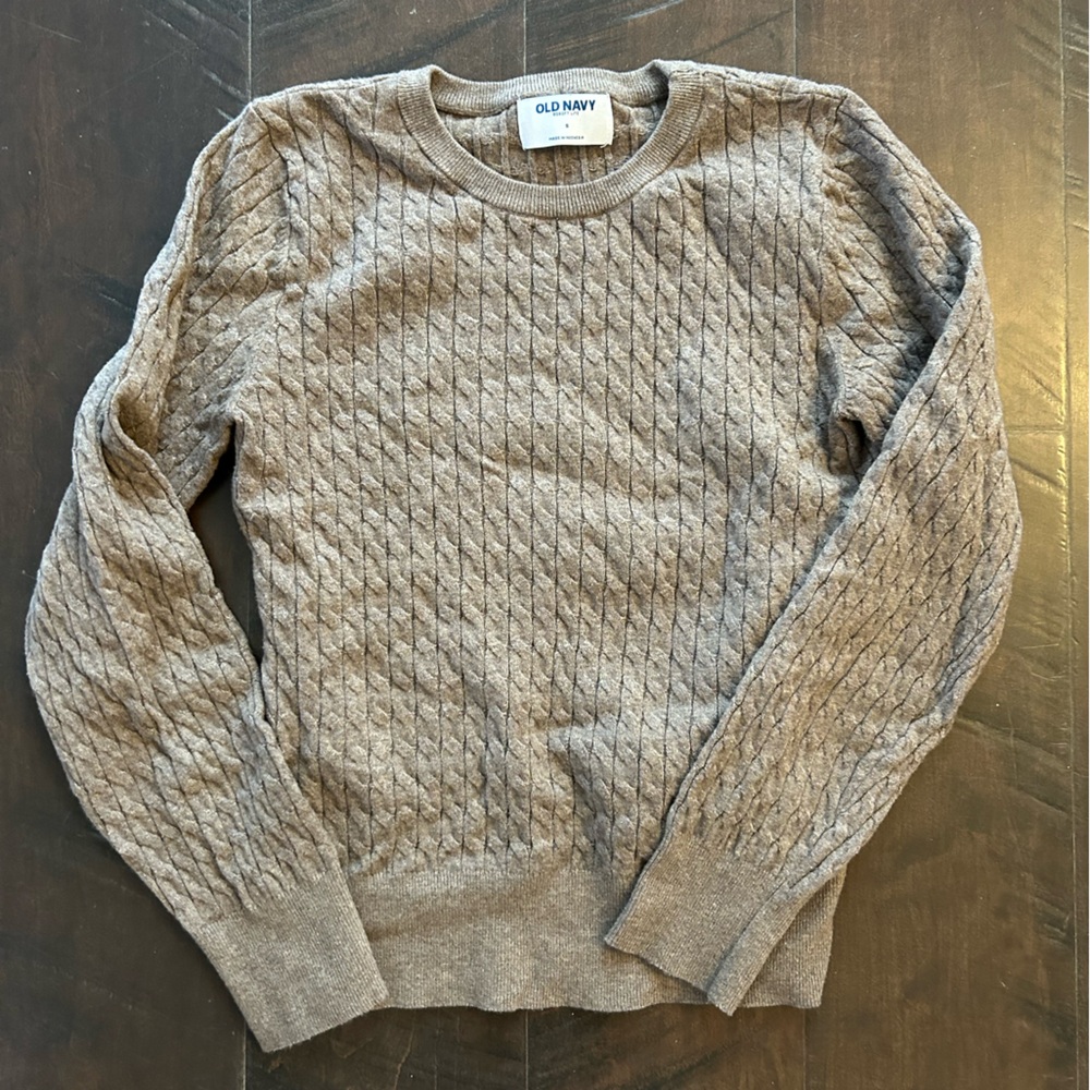 Old Navy Tan So-Soft Sweater
